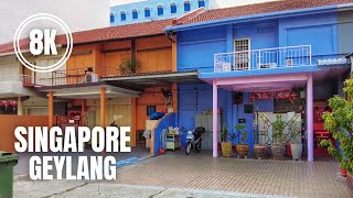 Singapore City 8K Geylang Neighbourhood Walk July 2021 [upl. by Hedi]