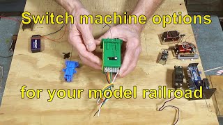 Switch machine options for your model railroad 59 [upl. by Seiber107]