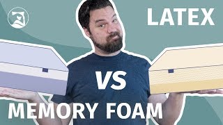 Memory Foam Vs Latex Mattresses  Which Is The Absolute Best [upl. by Leuneb559]