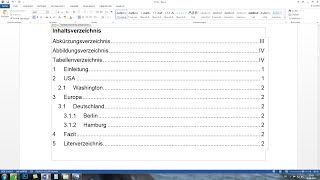 Word automatisches Inhaltsverzeichnis und Seitenzahlen erstellen  Komplettkurs Tutorial [upl. by Earahc]
