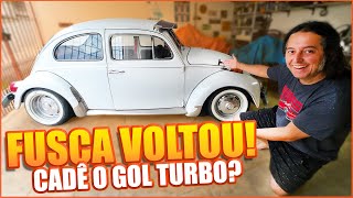 FUSCA RODANDO 🚀 E O DESTINO DO GOL TURBO 🤔 [upl. by Nonnelg]