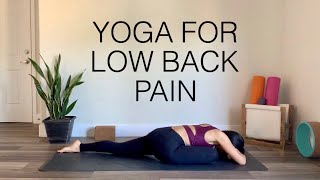 Yoga For Low Back Pain All Levels Slow Flow Stretch [upl. by Isolda]