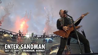 Metallica Enter Sandman Trondheim Norway  July 13 2019 [upl. by Nwahser]