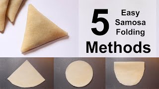 How to fold Samosa perfectly  How to Fold Samosa  Samosa Folding  Ramadan Recipes  Aliza Bakery [upl. by Wehner]