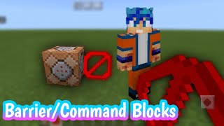 How To Get BarrierCommand blocks in Minecraft Bedrock [upl. by Krebs]