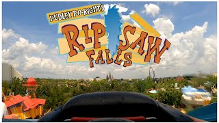 Dudley DoRights Ripsaw Falls POV  Islands of Adventure 522021 [upl. by Lipman]