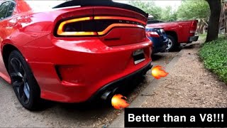 THE BEST EXHAUST FOR V6 CHARGER FLOWMASTER SUPER 10 [upl. by Yslehc]