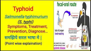 Typhoid  Symptoms Treatment Prevention Diagnosis in Hindi [upl. by Adnawyt45]