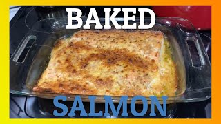 How To Make EASY and DELICIOUS Oven Baked SALMON with Mayonnaise [upl. by Aelc]