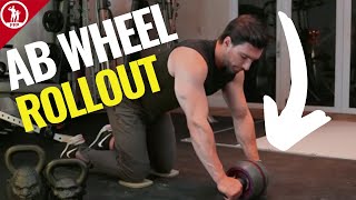 Ab Wheel Rollout — How To Use An Ab Roller Wheel [upl. by Showker]