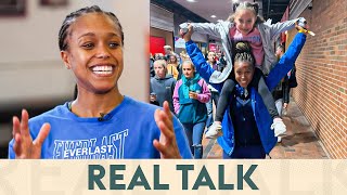 Real Talk How Natasha Jonas became a boxing world champion after her daughters birth [upl. by Gnuh]