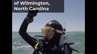 Dive The Condor in Wilmingtons Island Beaches NC [upl. by Nyllij]