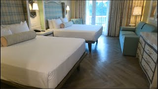 Disneys Boardwalk Inn BRAND NEW MAY 2023 RENOVATED Club Level Hotel Room Tour  Garden View [upl. by Ahseneuq]