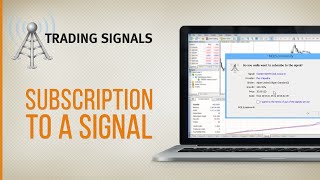 Subscribe to a trading signal in MetaTrader 45 [upl. by Gregoire]