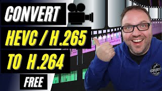 🎥 How to Convert HEVC H265 to H264  Free  HandBrake [upl. by Rotberg256]