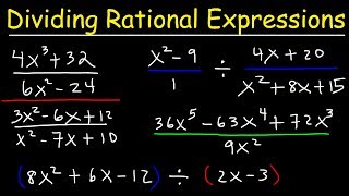 Dividing Rational Expressions [upl. by Langley613]