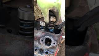 Installing Valves amp Springs on Small Block Chevy 350 How To SBC [upl. by Josephine831]