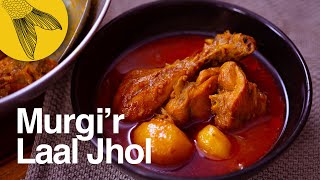 Murgir Laal Jhol—a fiery red Bengali chicken curry [upl. by Anavahs]