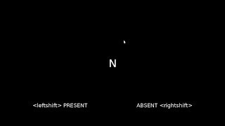 The PEBL Memory Scanning Sternberg Task [upl. by Esdnyl]