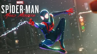 SpiderMan Miles Morales Theme  Into The SpiderVerse Suit Reveal Music [upl. by Haas612]