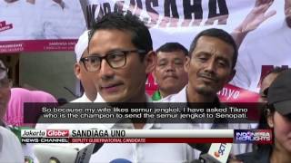 Sandiaga Uno Takes Campaign To Pondok Bambu [upl. by Nirrat]