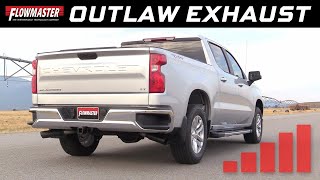 201920 GM SilveradoSierra 1500 53L  Outlaw Catback Exhaust 817854 [upl. by Stich]