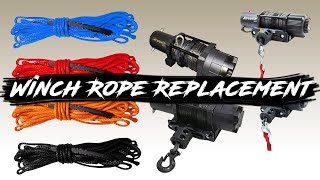 How to replace winch rope on your winch  SuperATV [upl. by Karilynn382]