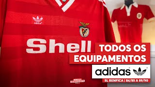 EQUIPAMENTOS DO BENFICA DOS ANOS 80 Parte II [upl. by Calvano]