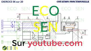 Cotation fonctionnelle  Exercice 06 sur 20 [upl. by Cita]