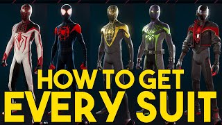 How to Get Every Suit in SpiderMan Miles Morales [upl. by Royce]