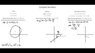 Alevel Mathematics 9709 Argand diagrams and loci [upl. by Kampmeier]