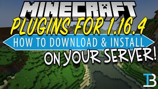 How To Add Plugins to A Minecraft Server in Minecraft 1164 [upl. by Ayarahs]