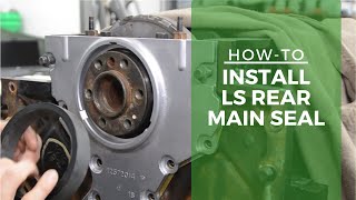 HowTo LS Rear Main Seal Replacement [upl. by Moser]