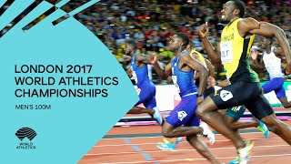 Mens 100m Final  World Athletics Championships London 2017 [upl. by Siegel]