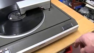 Revox B795 Linear tracking record player Full service alignment [upl. by Danaher416]