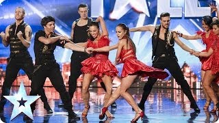 Latin dance troupe Kings and Queens bring passion to the stage  Britains Got Talent 2014 [upl. by Dusty]