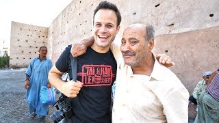 Going DEEP For Street Food in Morocco  BREAKFAST Tour of Marrakech [upl. by Atsocal]