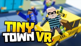 VIRTUAL REALITY BUILDER  CREATE LEGO WORLDS Lets Play Tiny Town VR Gameplay Part 1  VR HTC Vive [upl. by Ahswat]