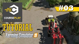 CoursePlay Tutorial How To ReFill SeederFertilizer  Farming Simulator 19 [upl. by Grodin]