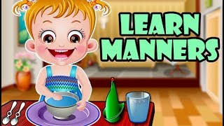 Baby Hazel Learns Manners  Fun Game Videos By Baby Hazel Games [upl. by Farrica]