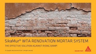 SikaMur® Renovation Mortar System – WTA approved [upl. by Udall988]