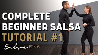 Complete Beginner Salsa Tutorial  Learn Salsa Dancing With A Partner  Demetrio amp Nicole [upl. by Lig]